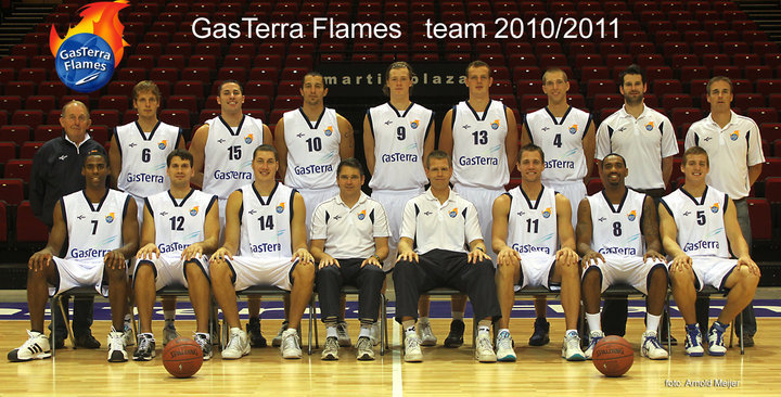 Teamfoto GasTerra Flames 2010-2011 © Arnold Meijer