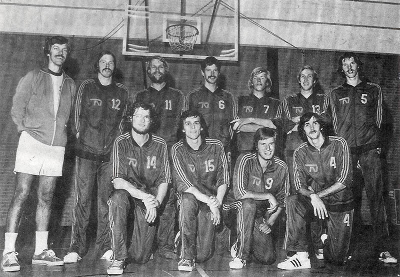 Teamfoto Nationale Nederlanden Donar 1975-1976