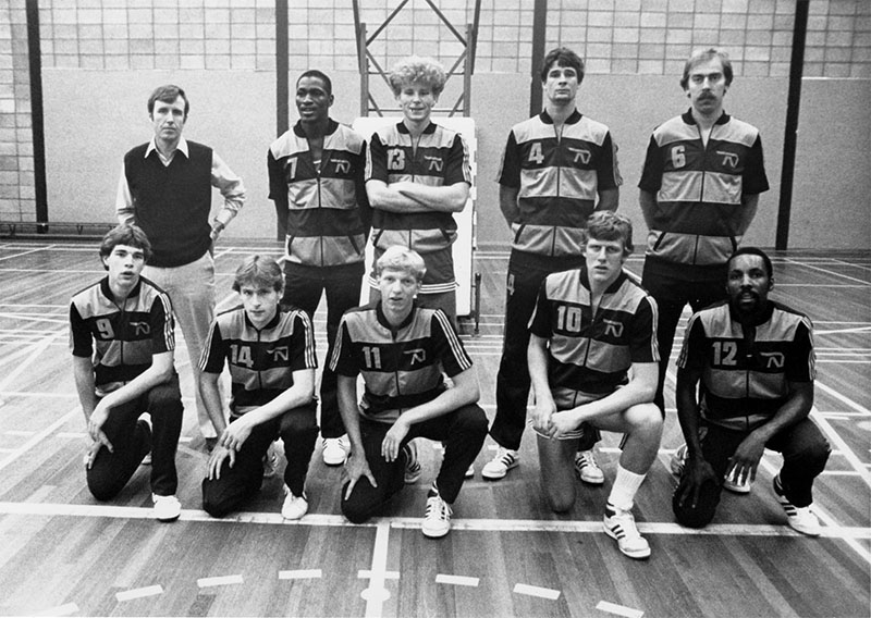 Teamfoto Nationale Nederlanden Donar 1982-1983