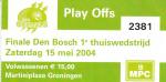 Finale playoffs tegen Den Bosch