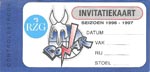 Invitatiekaart 1996/1997