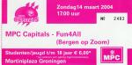 Studenten-/jeugdkaart tegen Fun4All Bergen op Zoom