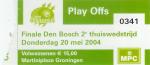 Play-offs tegen Den Bosch