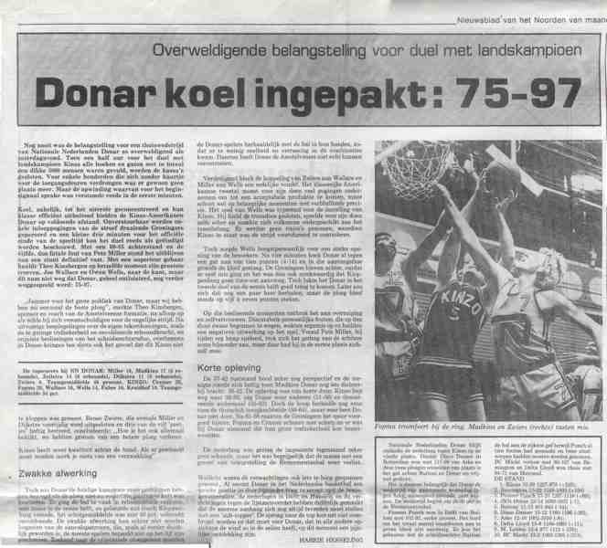 Donar koel ingepakt