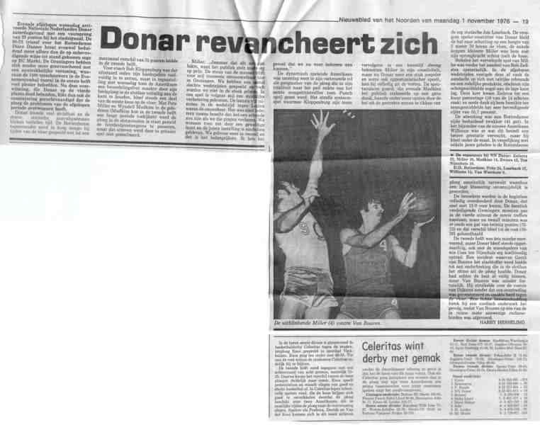 Donar revancheert zich