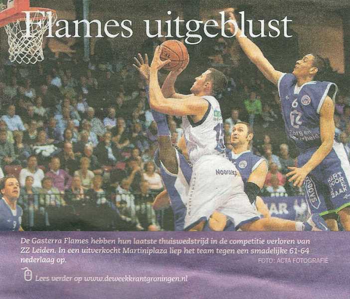 Flames uitgeblust