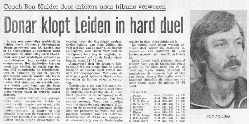 Donar klopt Leiden in hard duel