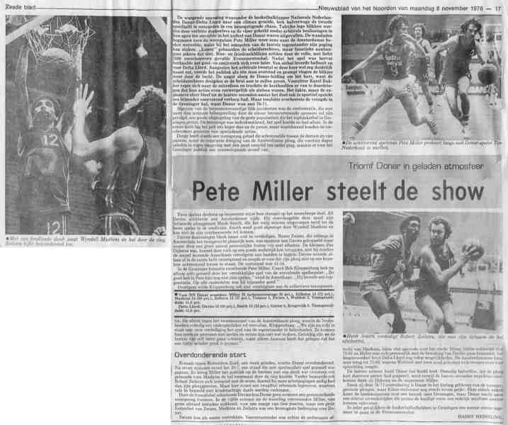 Pete Miller steelt de show