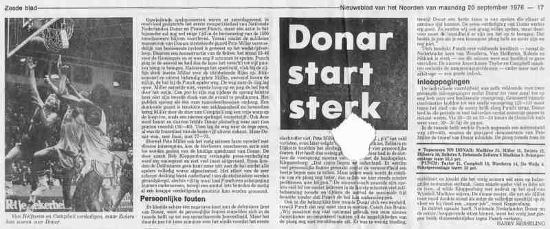 Donar start sterk