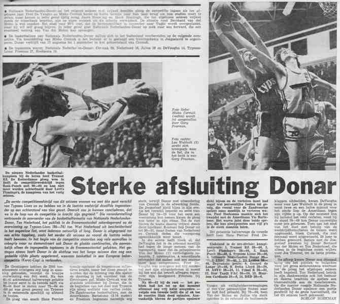 Sterke afsluiting Donar