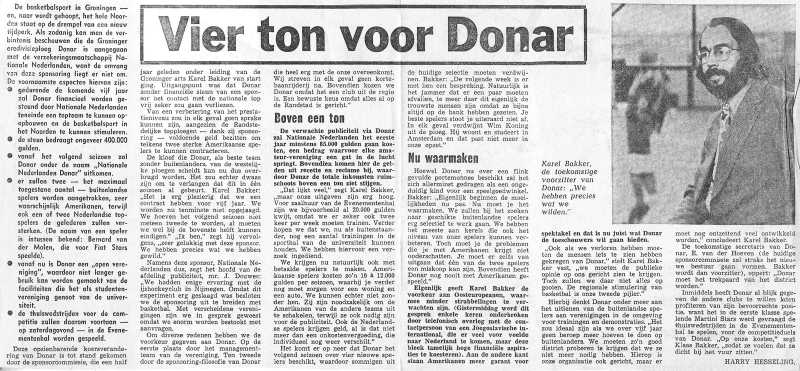 Vier ton voor Donar