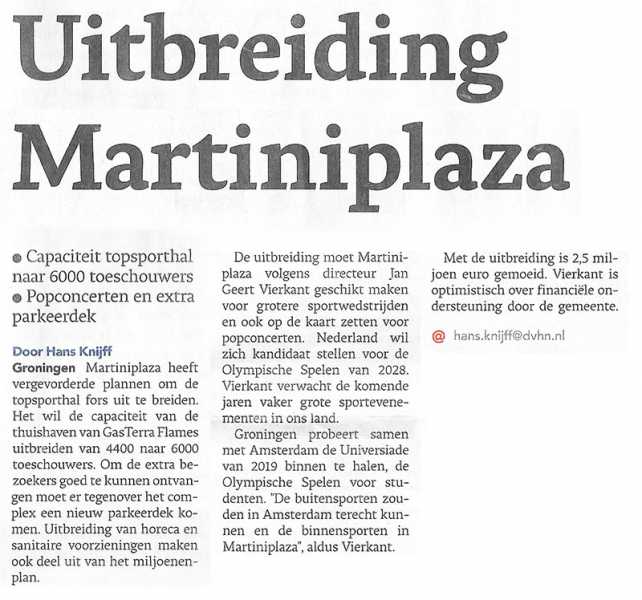 Uitbreiding Martiniplaza