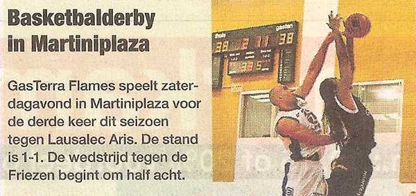 Basketbalderby in Martiniplaza