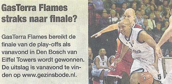 GasTerra Flames straks naar finale?