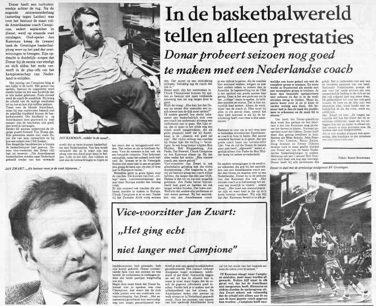 In de basketbalwereld tellen alleen prestaties