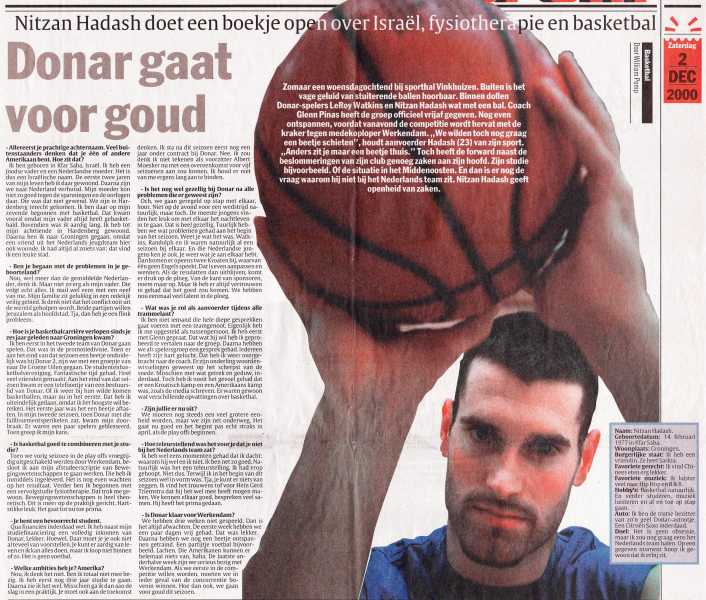 Donar gaat voor goud