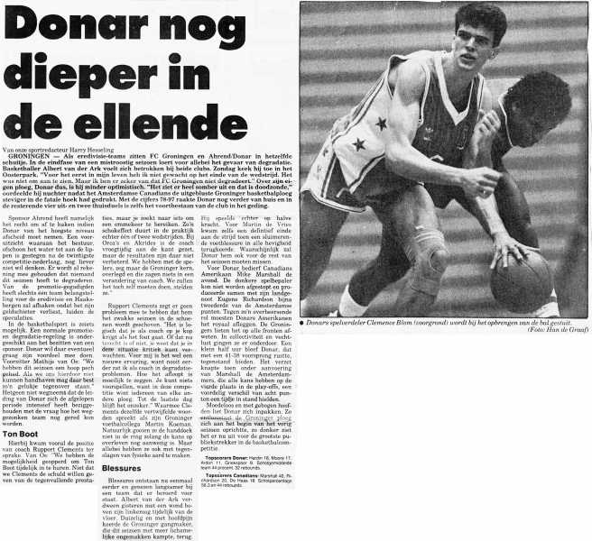 Donar nog dieper in de ellende