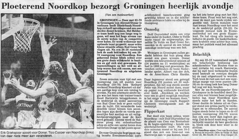 Ploeterend Noordkop bezorgt Groningen heerlijk avondje