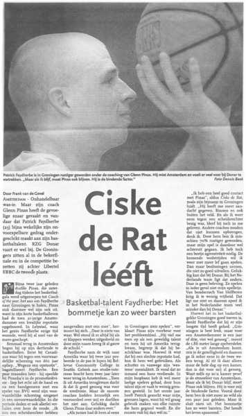 Ciske de Rat lééft