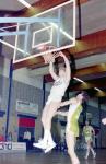 Dunk van "Appie" tegen Olympique Fribourg