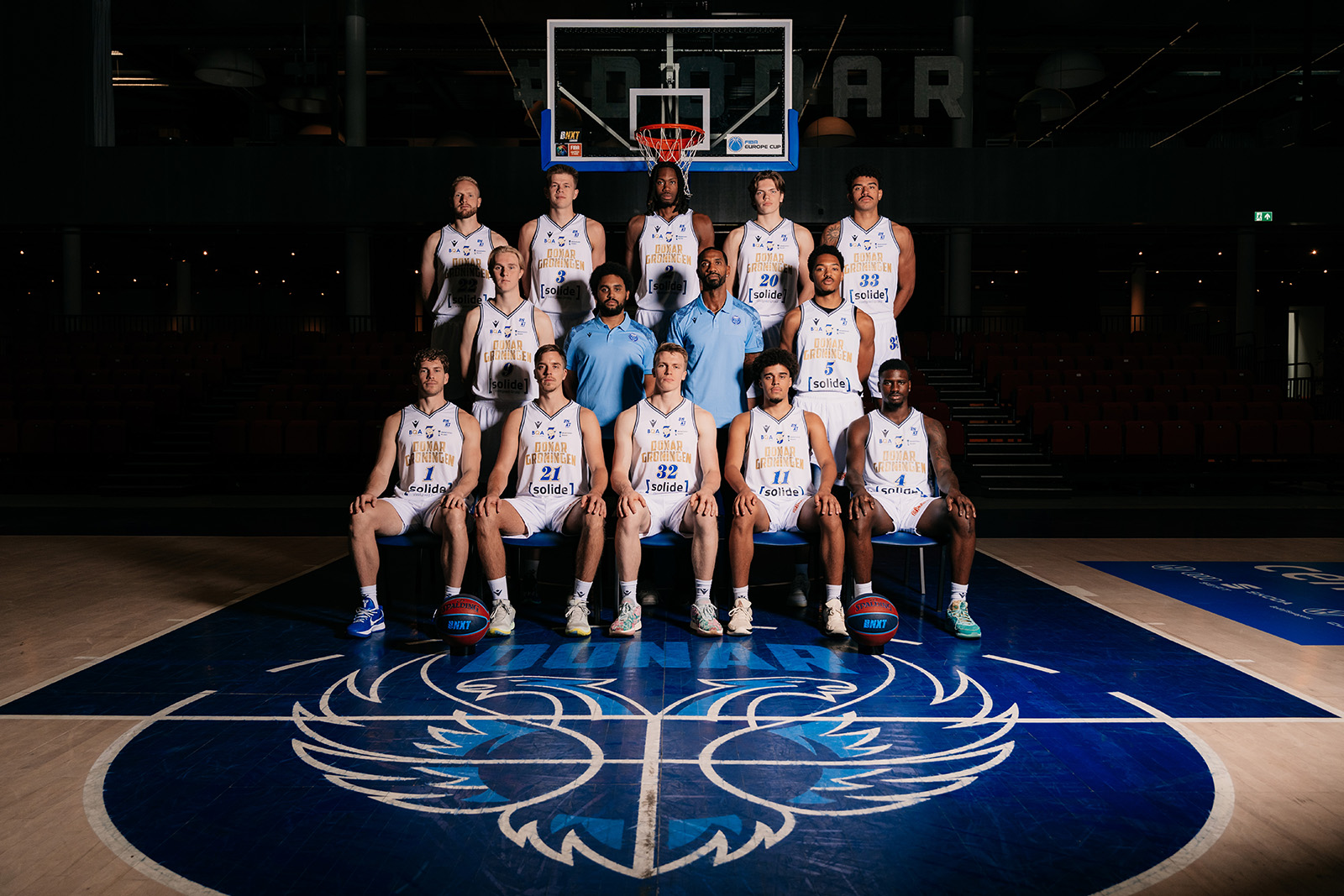 Teamfoto Donar 2025-2026