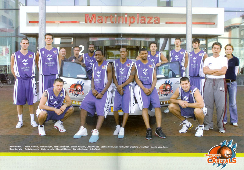 Teamfoto Hanzevast Capitals 2006-2007