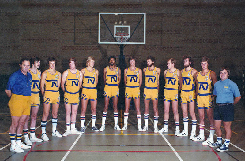 Teamfoto Nationale Nederlanden Donar 1976-1977