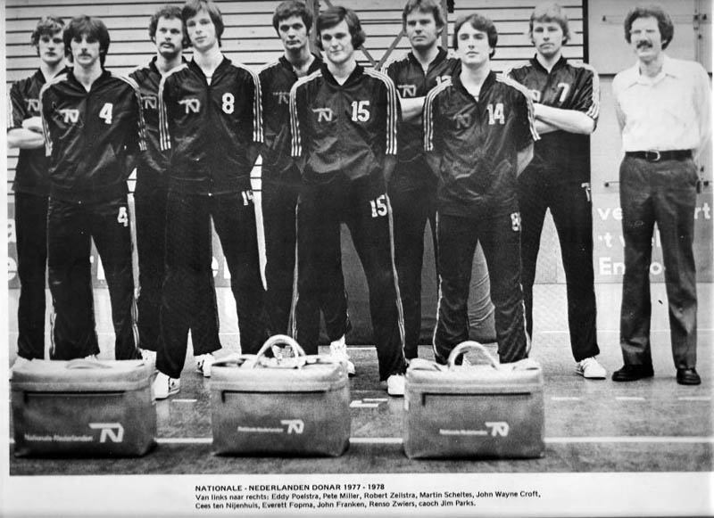 Teamfoto Nationale Nederlanden Donar 1977-1978
