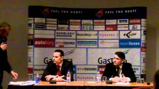 Persconferentie GasTerra Flames - EiffelTowers Den Bosch 24/02/2011