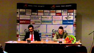 Persconferentie GasTerra Flames - ABC Amsterdam