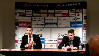 Persconferentie Gasterra Flames - Eiffeltowers Den Bosch