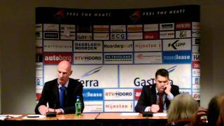 Persconferentie Gasterra Flames - ZZ Leiden