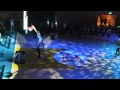 Henry Bekkering dunkt over jongen tijdens dunkwedstrijd All Star Gala