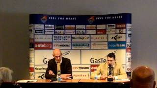 Persconferentie GasTerra Flames - ZZ Leiden