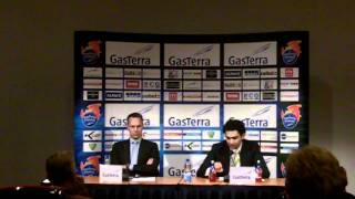 Persconferentie GasTerra Flames - Lasaulec Aris