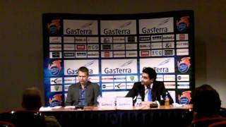 Persconferentie GasTerra Flames - Landstede Zwolle