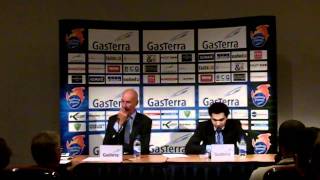 Persconferentie GasTerra Flames - ZZ Leiden