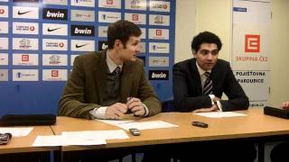 Persconferentie CEZ Nymburk - GasTerra Flames