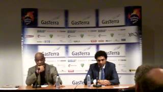 Persconferentie GasTerra Flames - Rotterdam Basketbal College