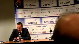 Persconferentie GasTerra Flames - Aris Leeuwarden